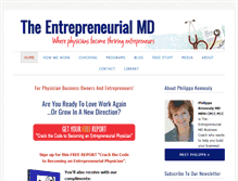 Tablet Screenshot of entrepreneurialmd.com
